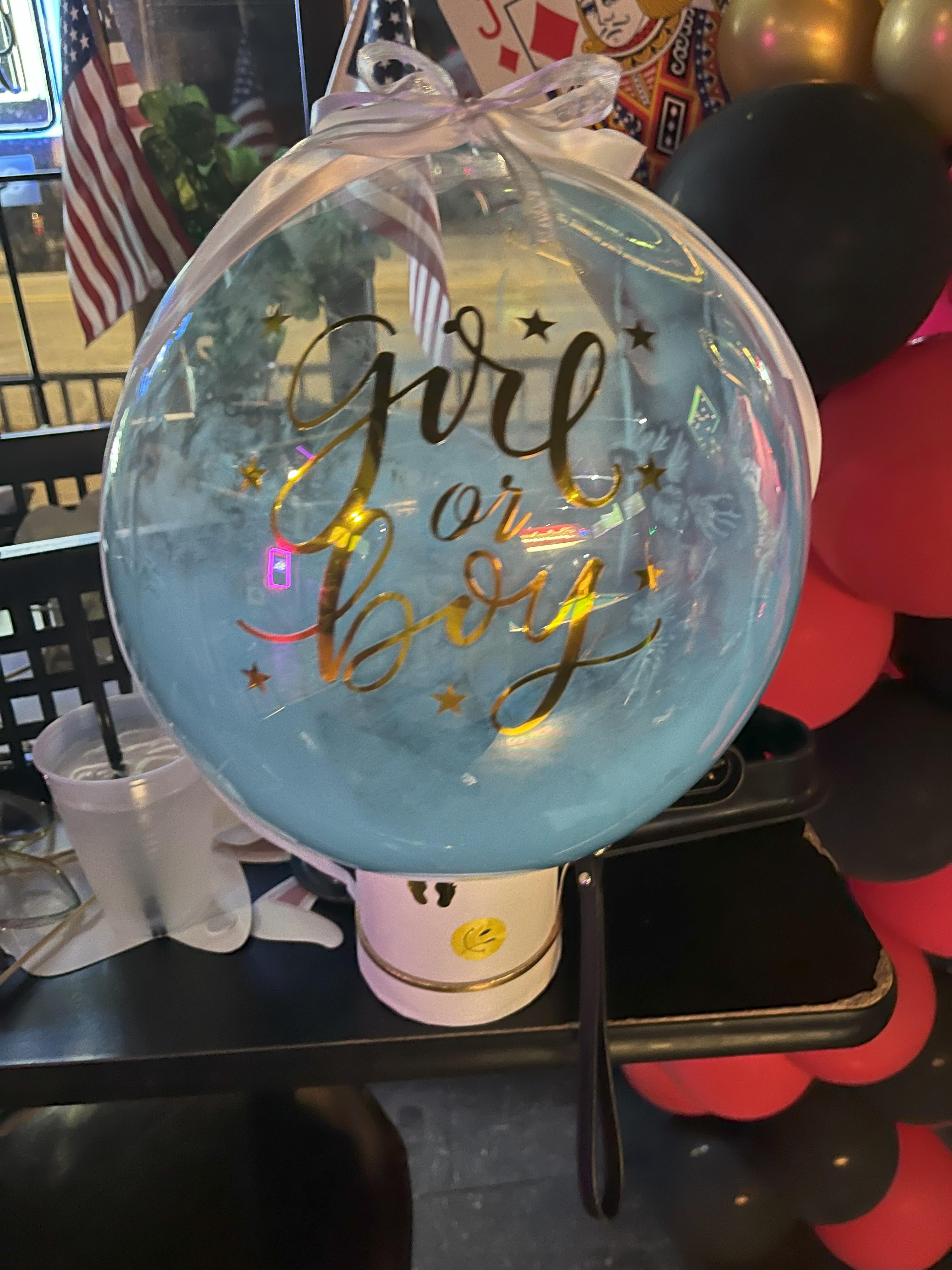 Our gender reveal